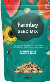 Farmley Mix Dry Fruits Panchmeva Snacks - Almond, Cashew, Dates, Green And Black Raisins