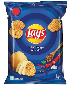 Lays Blue  Magic Masala Spicy Chips